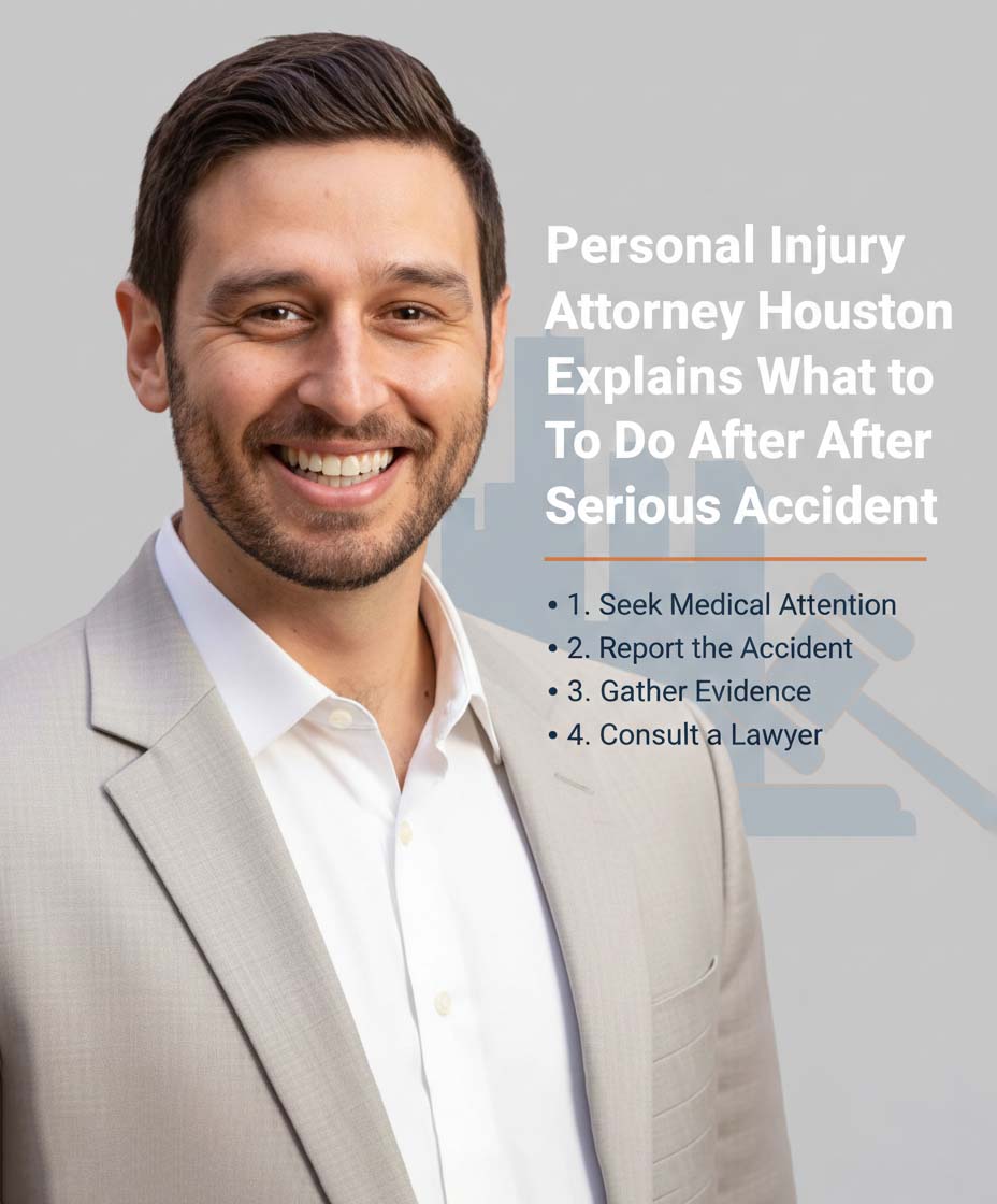Personal Injury Attorney Houston Explains What to Do After a Serious Accident