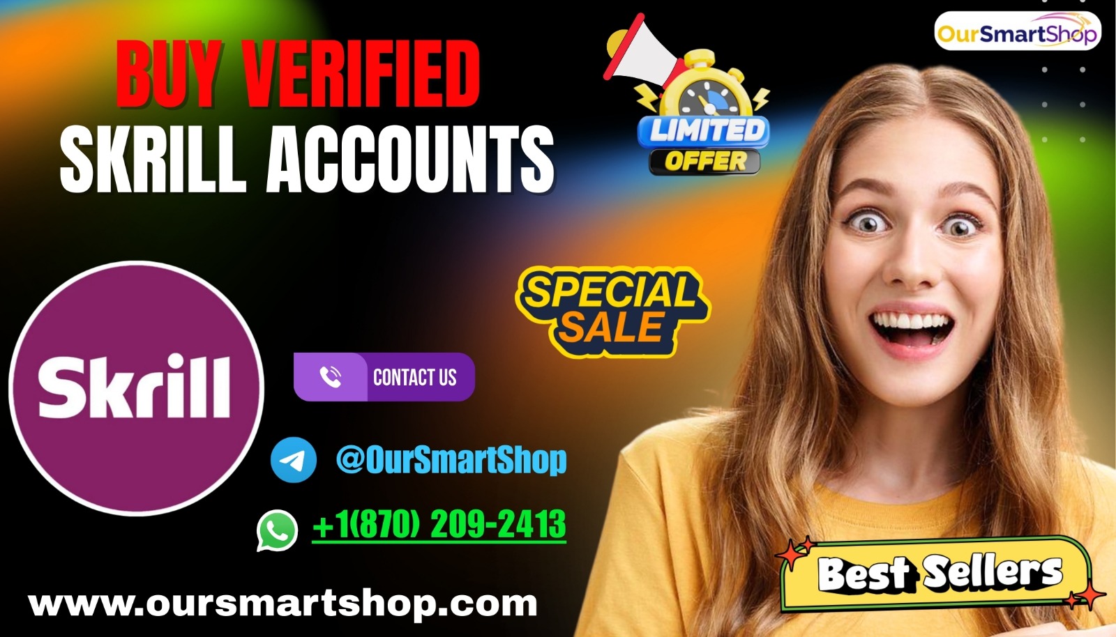 Buy Verified Skrill Accounts in USA – 100% Safe Service