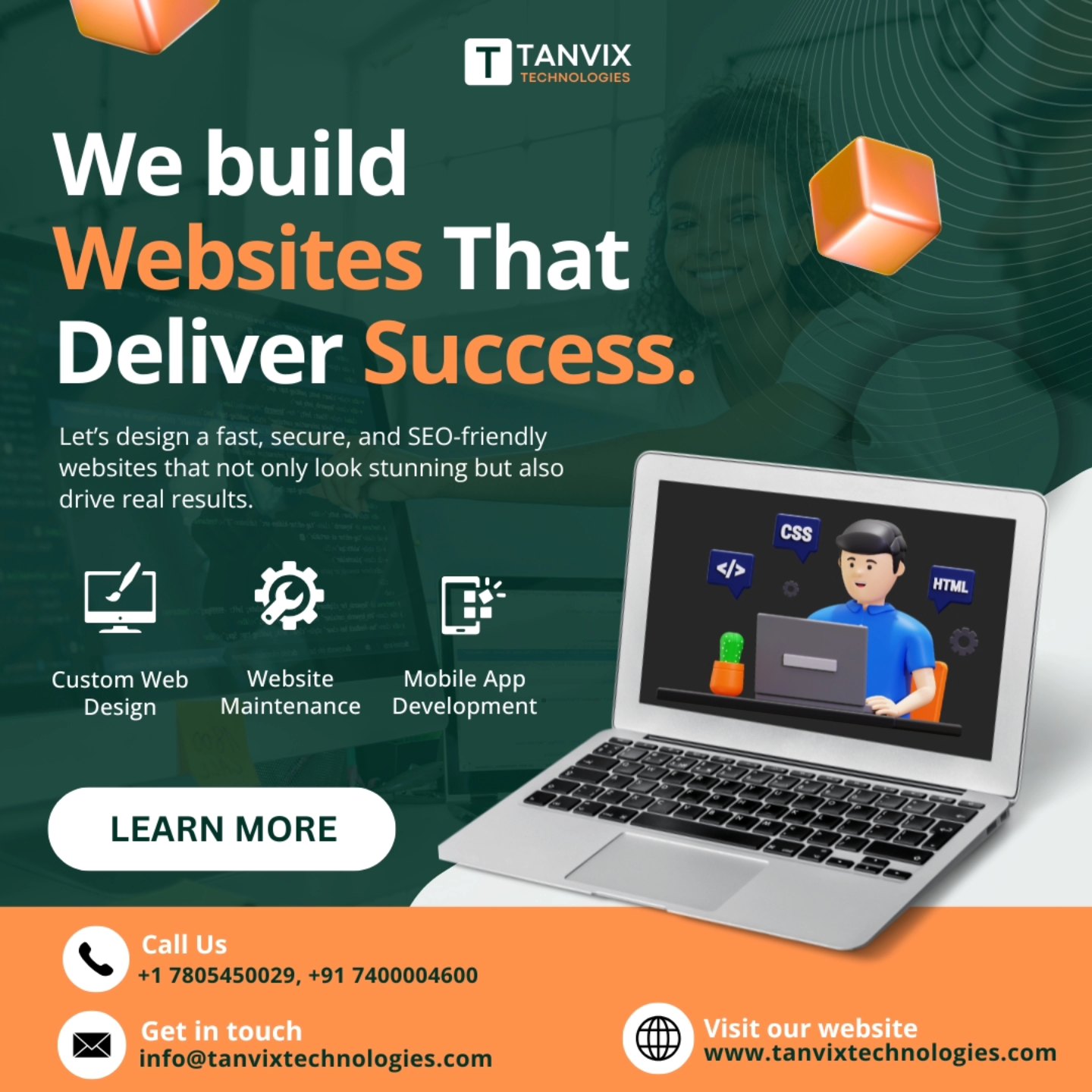 Custom Website Design Services in Calgary