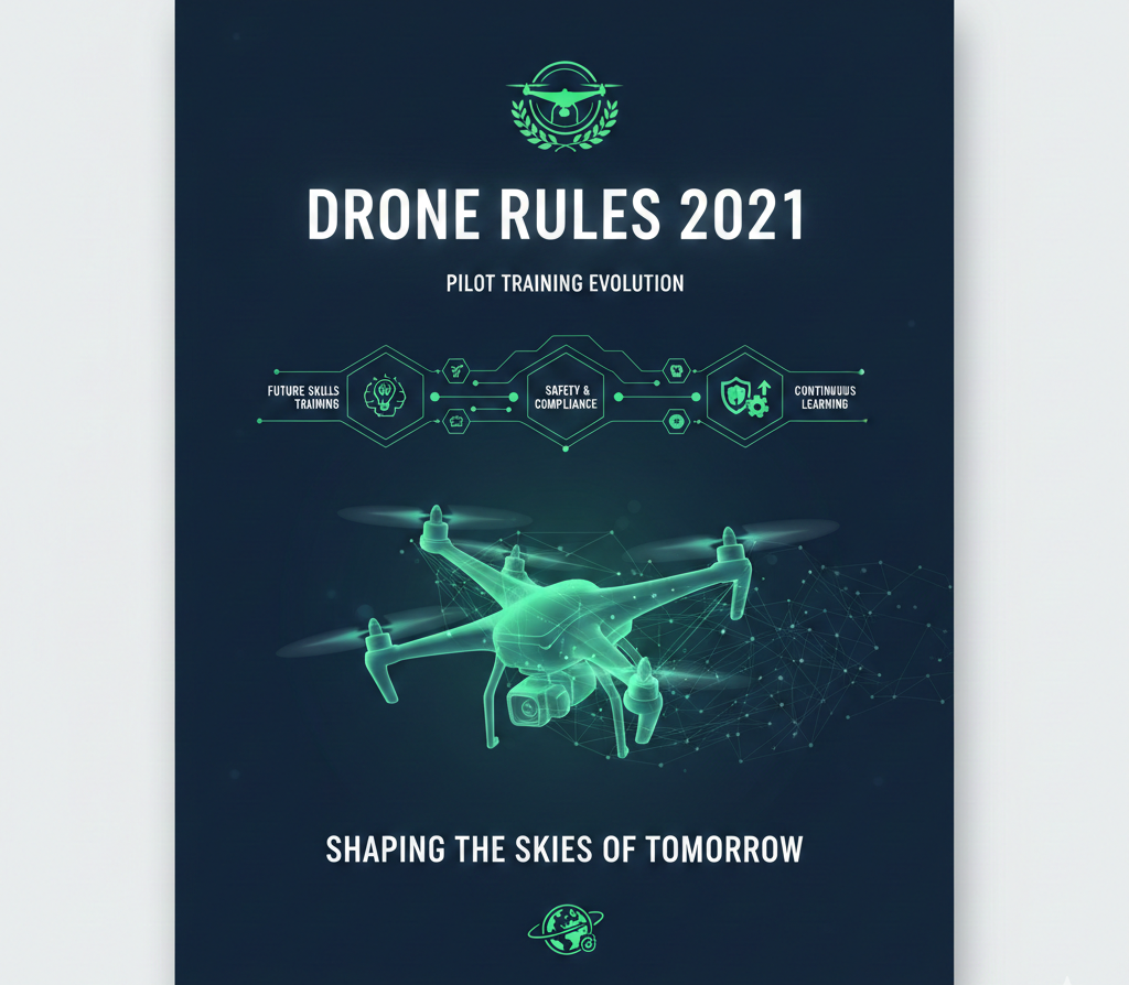 What are the new Drone Rules 2021 regarding pilot training?