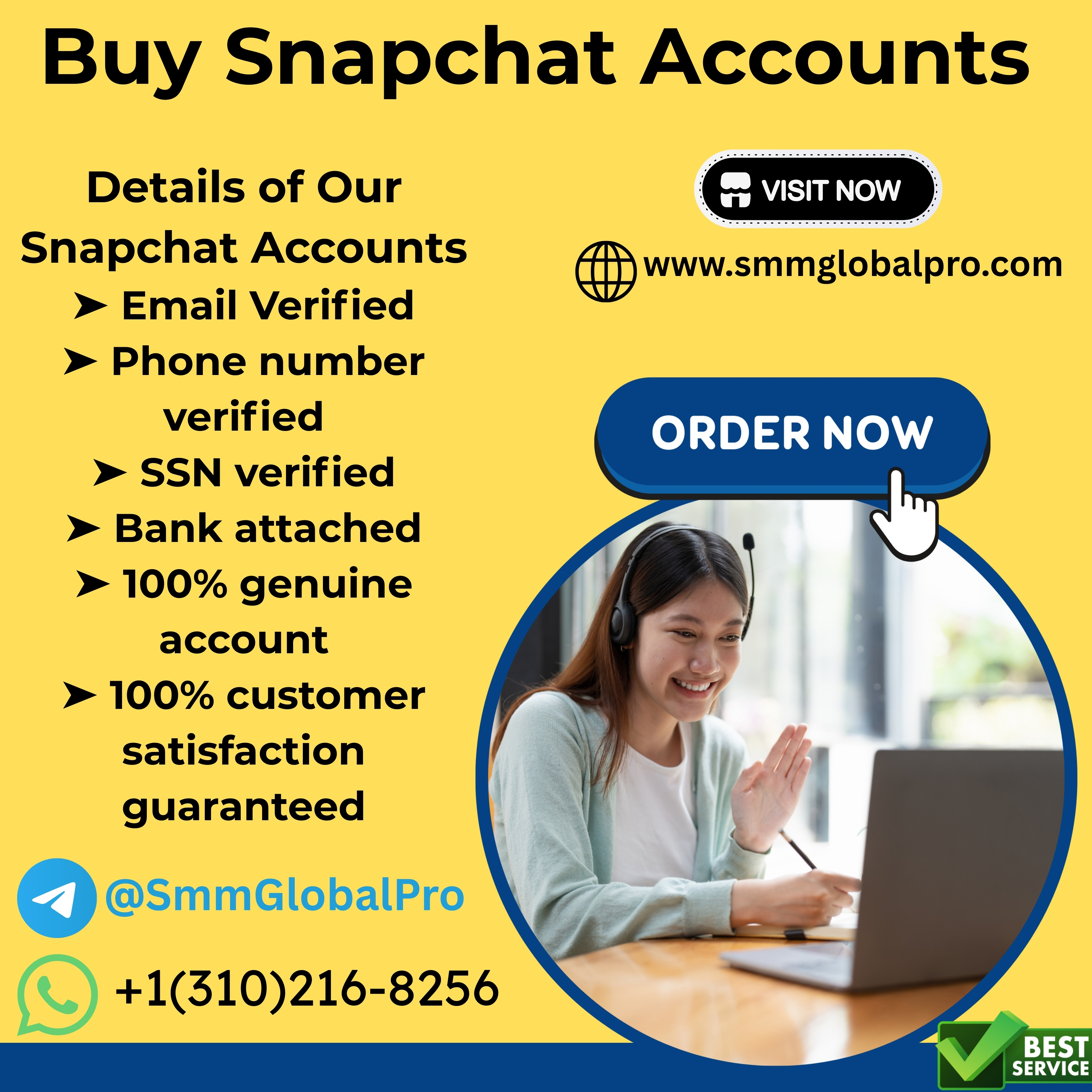 Where can I buy Snapchat accounts safely -SmmGlobalPro