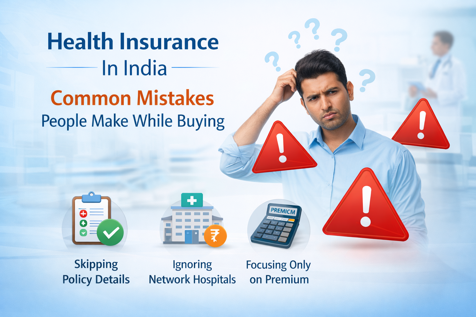 Health Insurance In India: Common Mistakes People Make While Buying