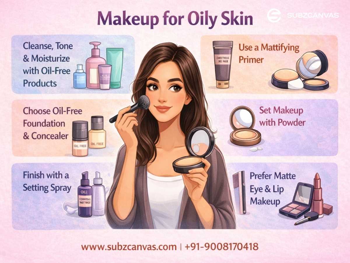 Makeup for Oily Skin – Complete Guide for a Flawless Matte Look
