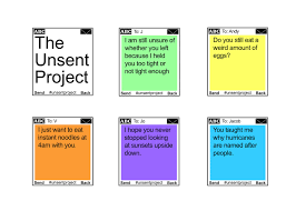 Unsent Message Project: Where Words Find Freedom Without Being Sent