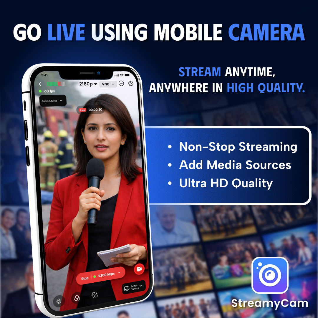 StreamyCam: A Flexible Live Stream App For Creators