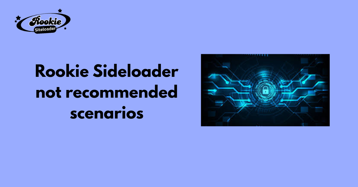 Rookie Sideloader Not Recommended Scenarios