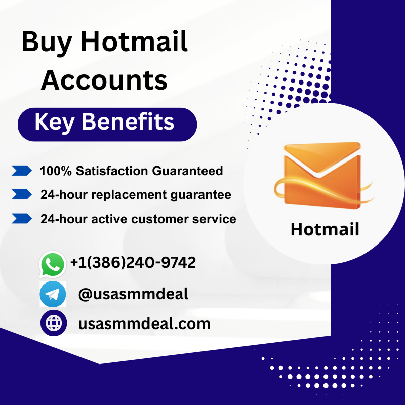 Buy Hotmail Accounts – New, PVA, Bulk & Aged Accounts