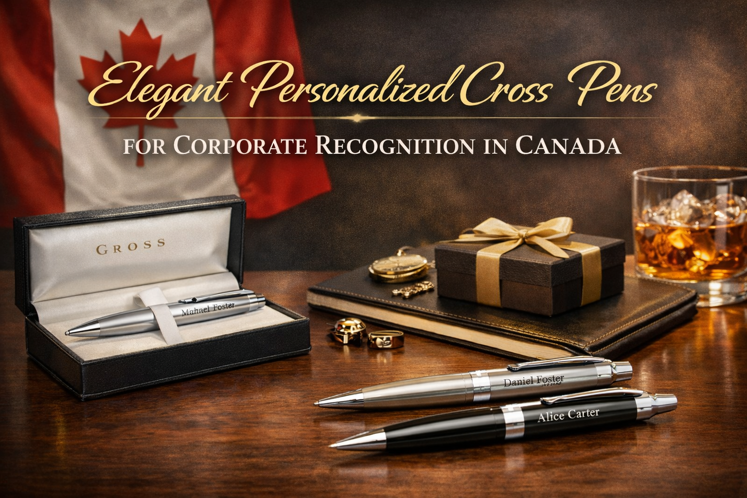 Elegant Personalized Cross Pens for Corporate Recognition in Canada