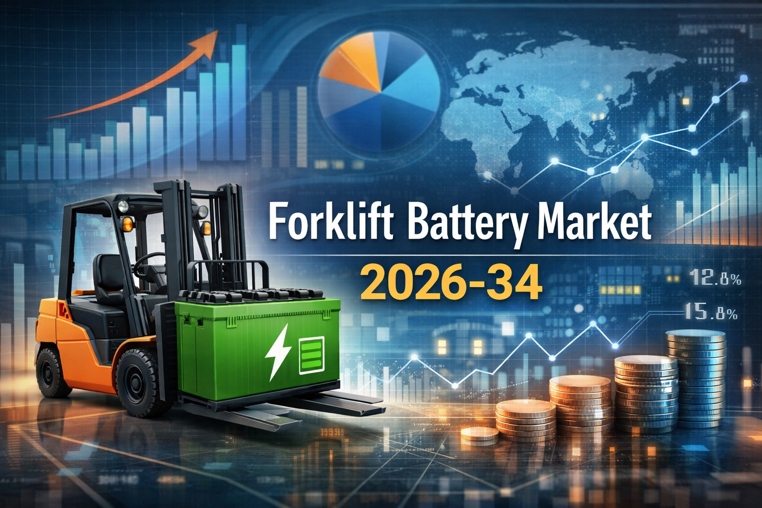 Forklift Battery Market Size, Share, Trends and Forecast by Type, Sales Channel, Application, and Region, 2026-2034