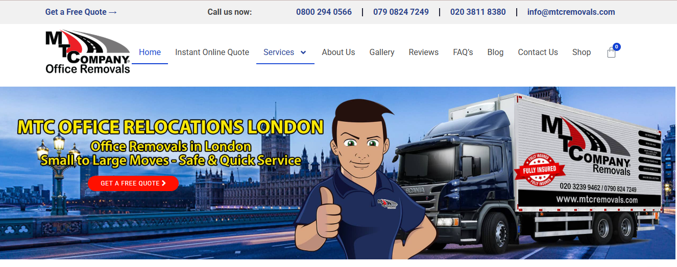 london office removal companies