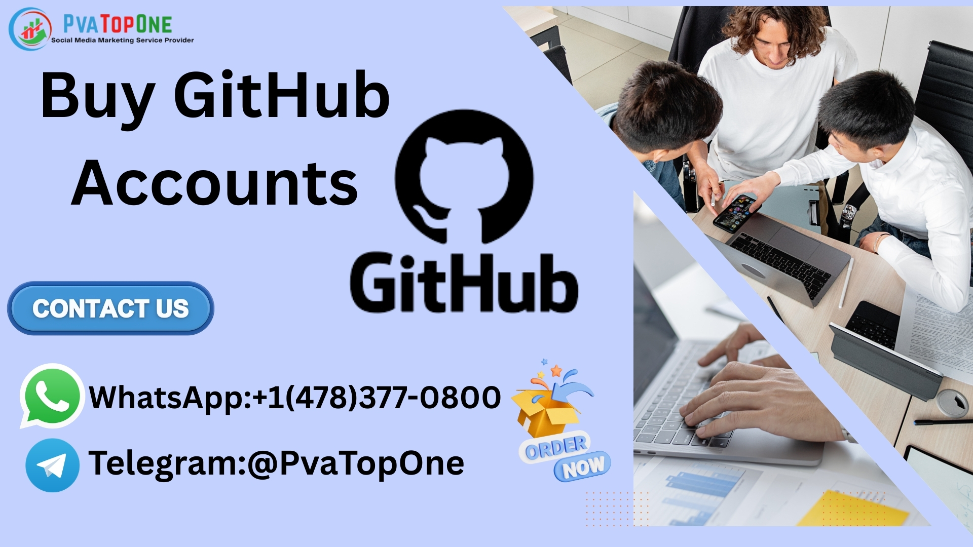 Buy GitHub Accounts - New, Aged, PVA & Bulk in 2026