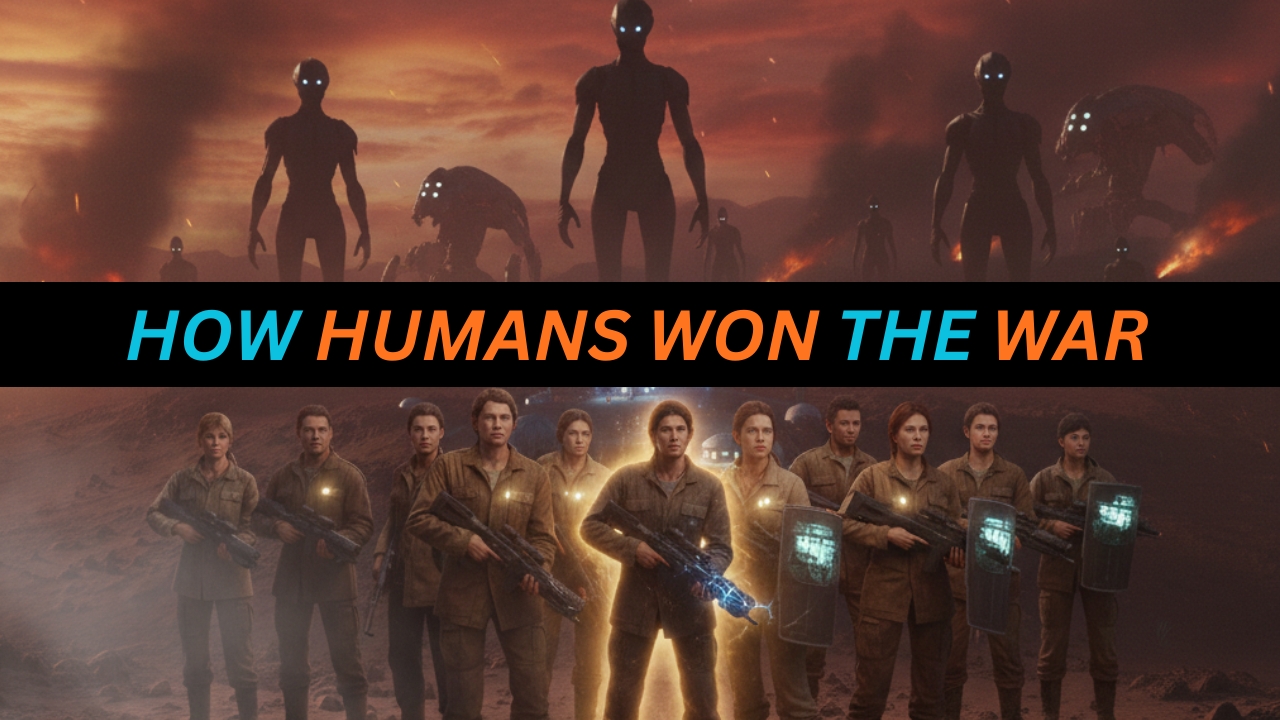 How did humans redefine courage in sci-fi war stories (HFY)?