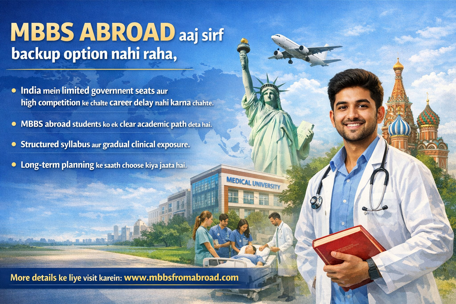 MBBS Abroad Mein Clinical Exposure: Kaise Students Real Doctor Banne Ke Liye Ready Hote Hain
