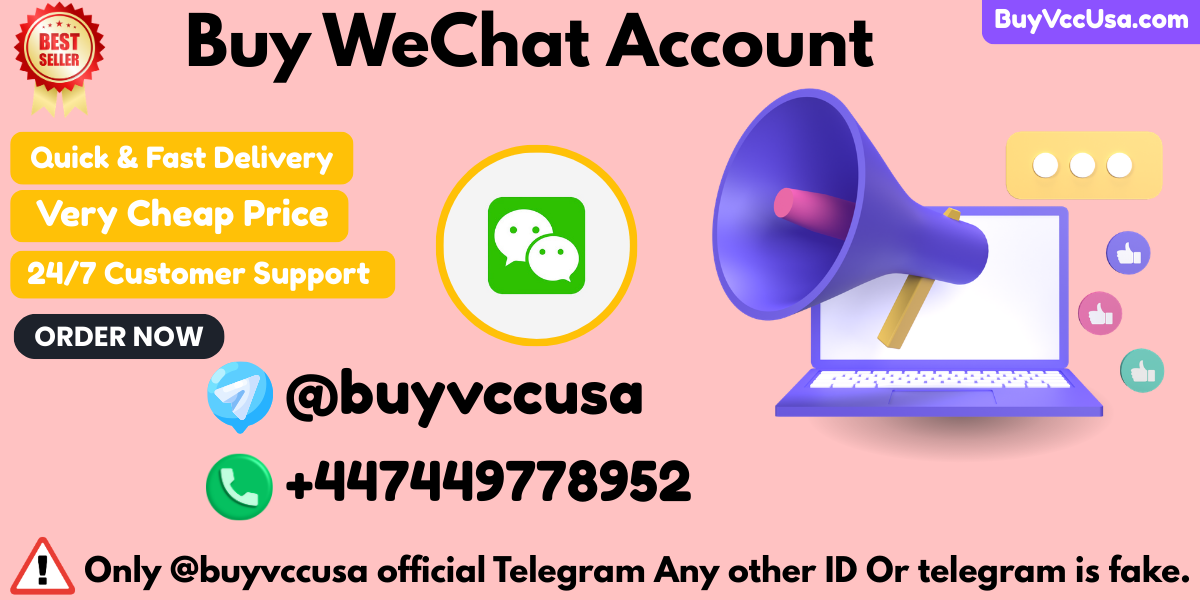 Buy WeChat Account for Business & Marketing