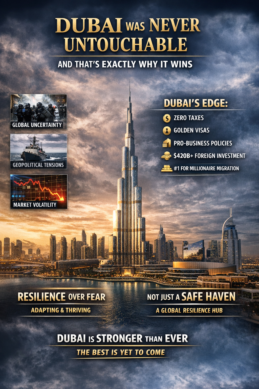 Dubai Was Never Untouchable — And That’s Exactly Why It Wins