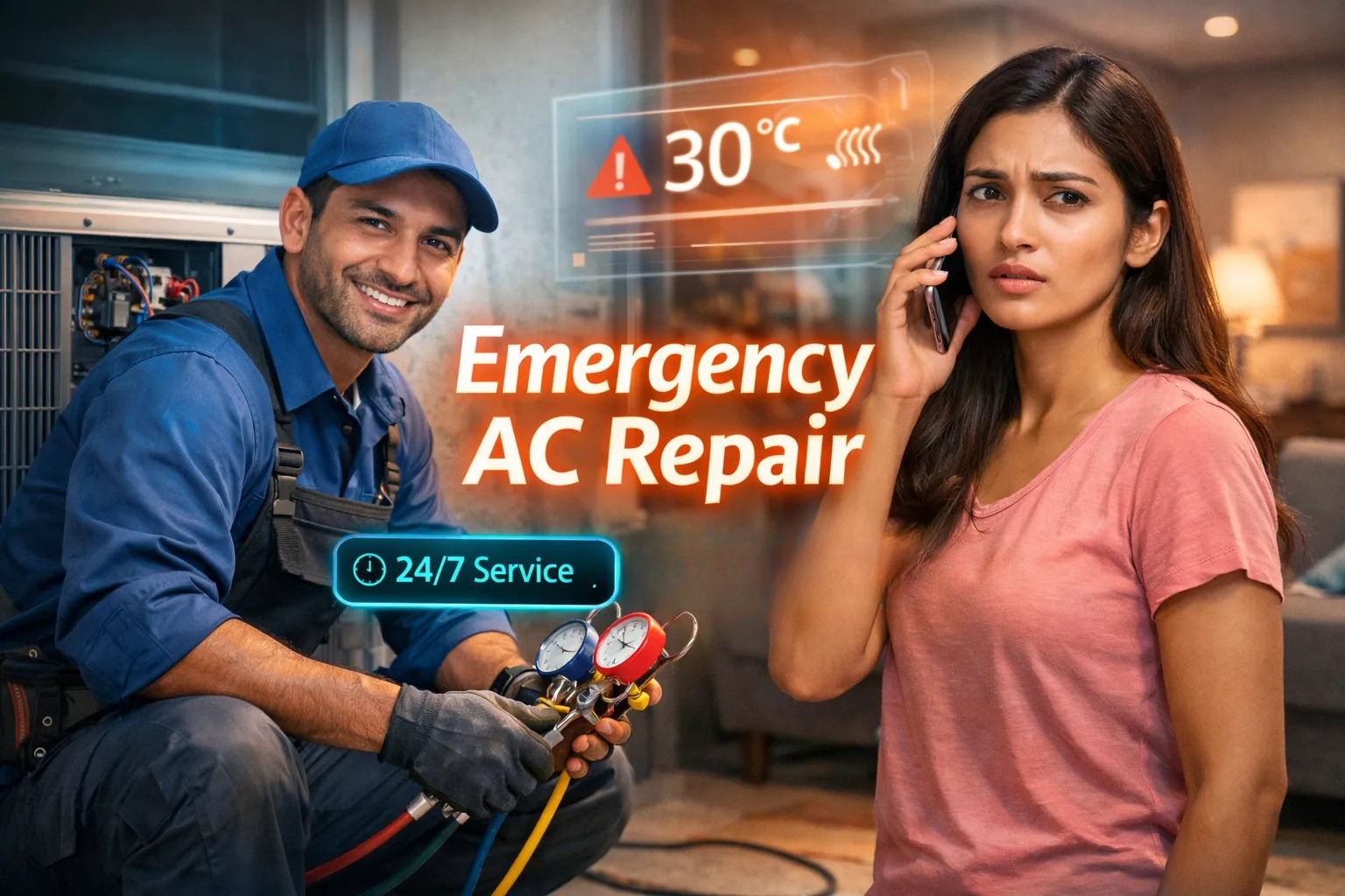 Book an Emergency AC Repair in Ernakulam