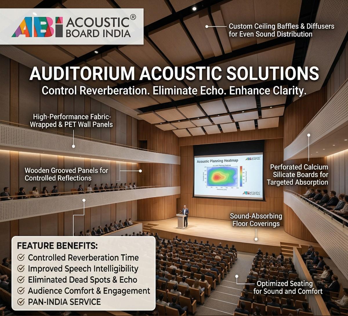 Auditorium Acoustic Solutions | Enhance Sound Clarity and Audience Experience