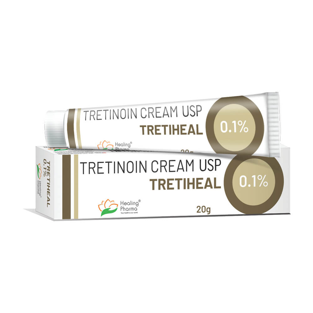 Tretinoin Cream USP Tretiheal 0.1% In Dubai