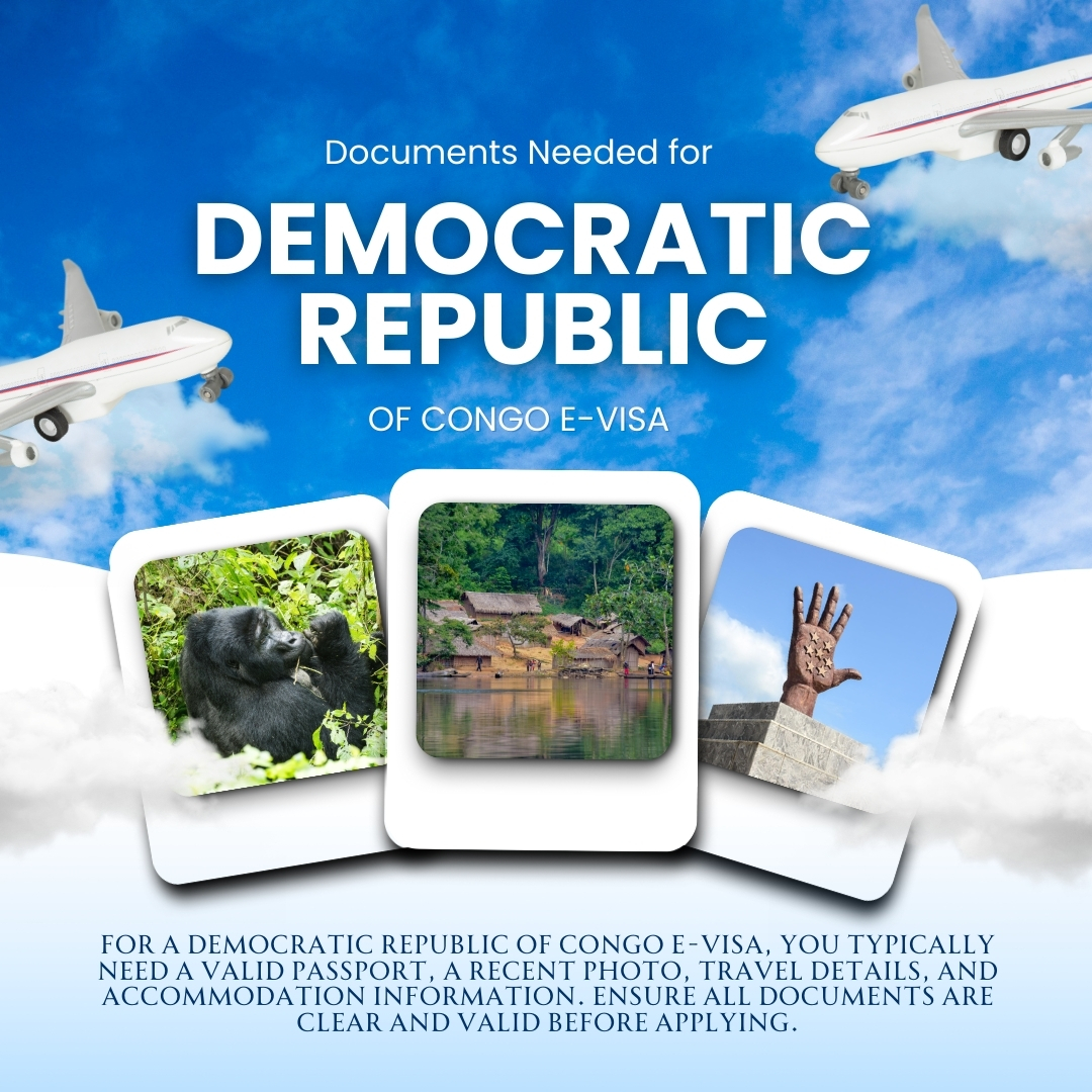 Documents Needed for Democratic Republic of Congo E-Visa