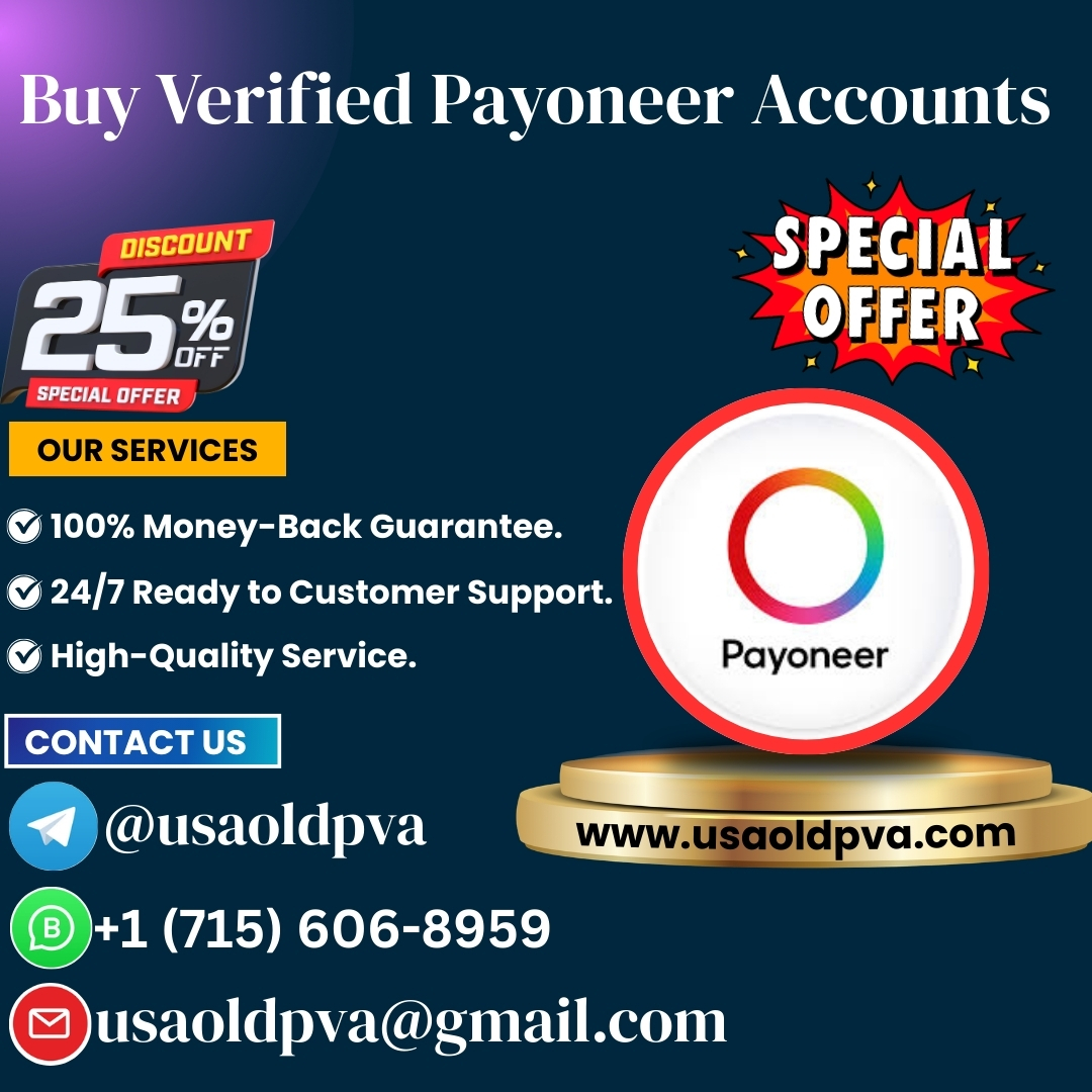 Buy Verified Payoneer Accounts – 100% Safe & Documents