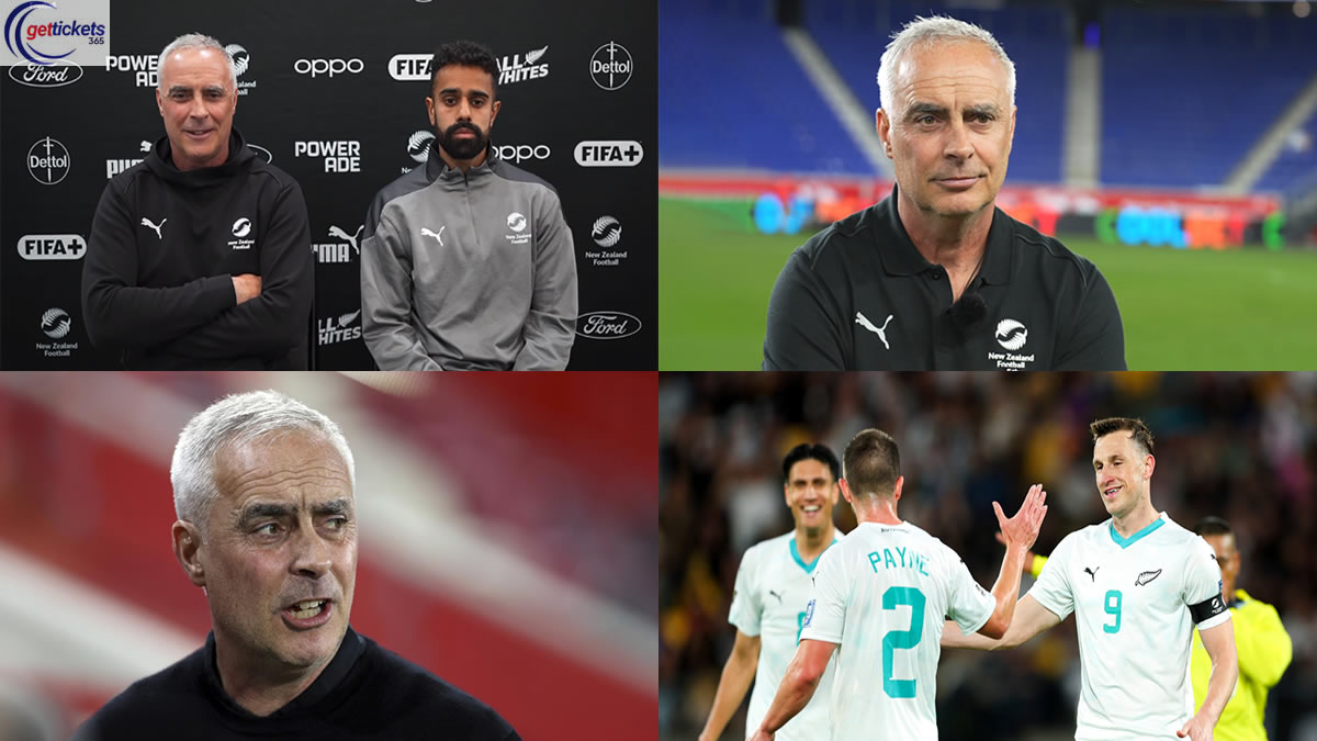 New Zealand Vs Egypt Tickets: New Zealand Coach Bazeley Focuses on Team Cohesion Ahead of FIFA World Cup