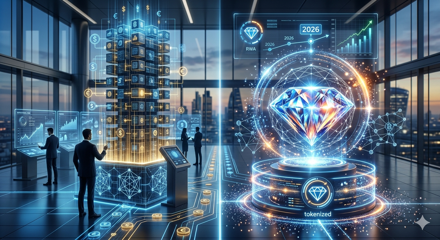 Tokenized Real-World Assets (RWA) Funds (BlackRock/Fidelity) vs VittaGems - upcoming diamond token in 2026