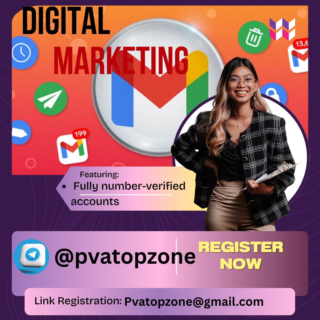 buying old Gmail accounts are often used for marketing, SEO,...