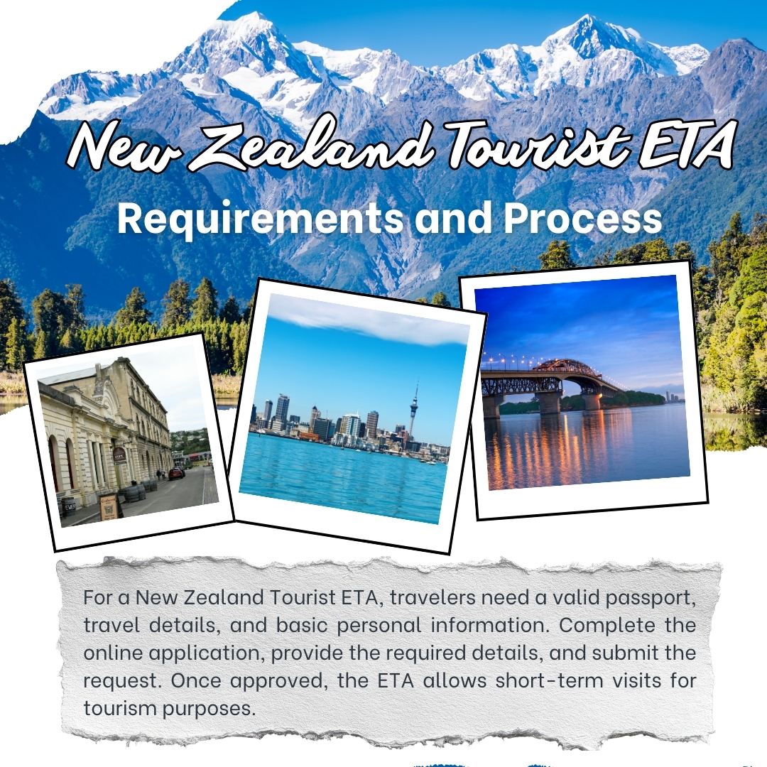 New Zealand Tourist ETA – Requirements and Process