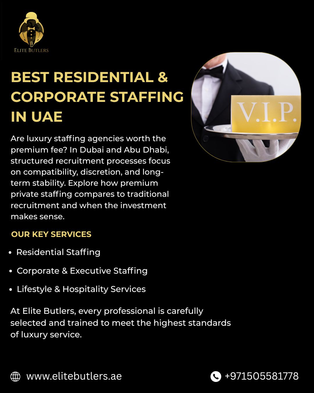 Hire Professional Residential & Executive Staff in UAE | Elite Butlers