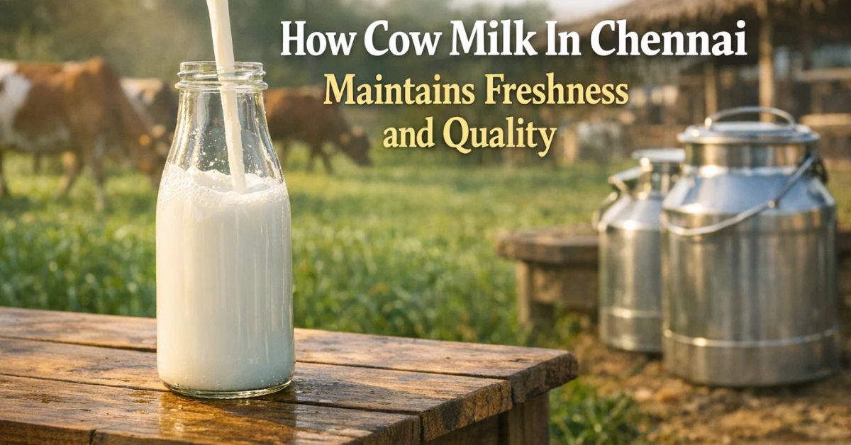 How Cow Milk In Chennai Maintains Freshness and Quality