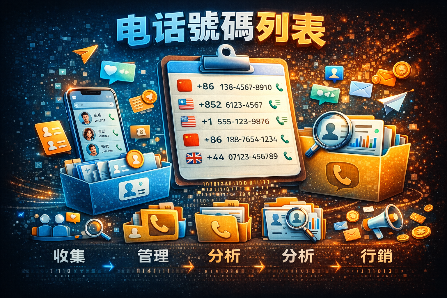 电话号码列表在数字营销中的核心作用