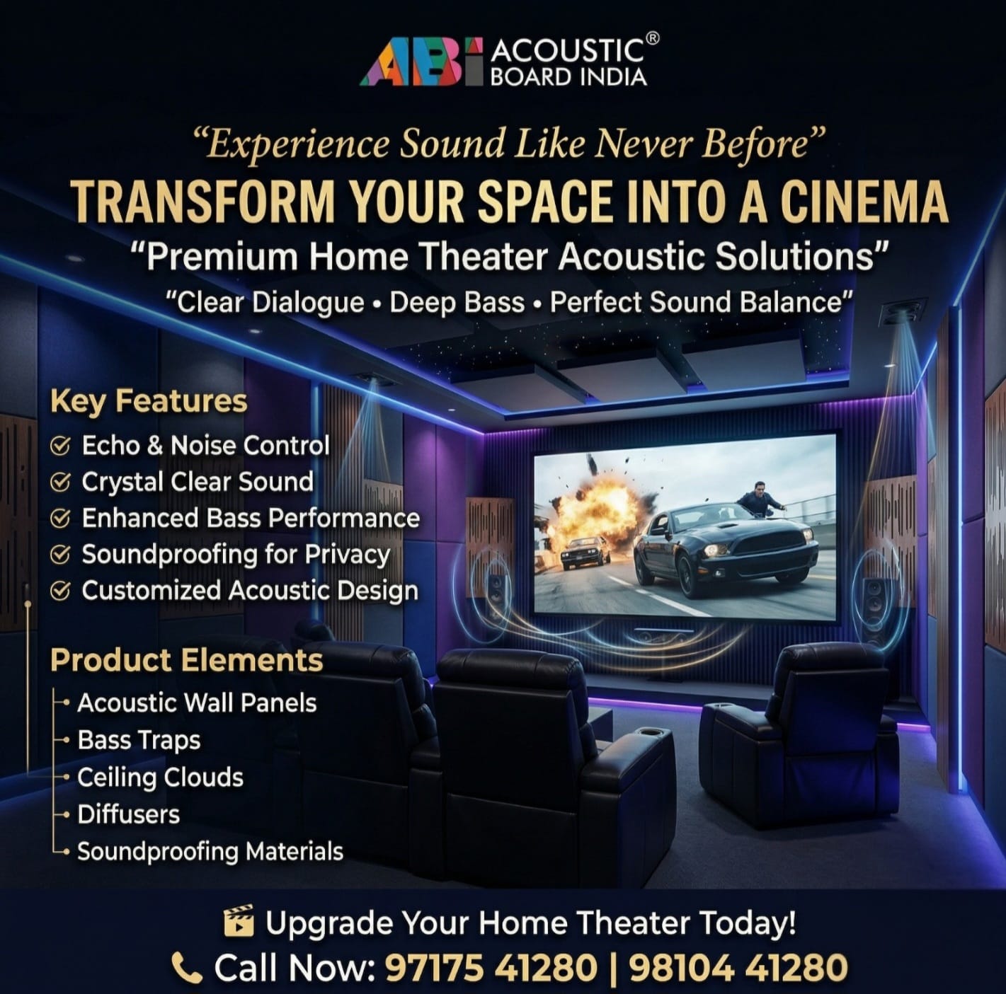 Home Theater Acoustic Solutions | Superior Sound Experience