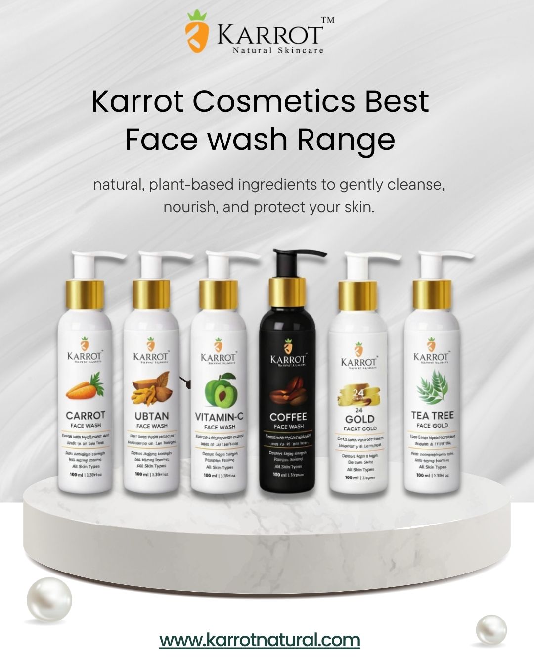 Best Face Wash for Oily Skin & Acne Control | Karrot Skincare