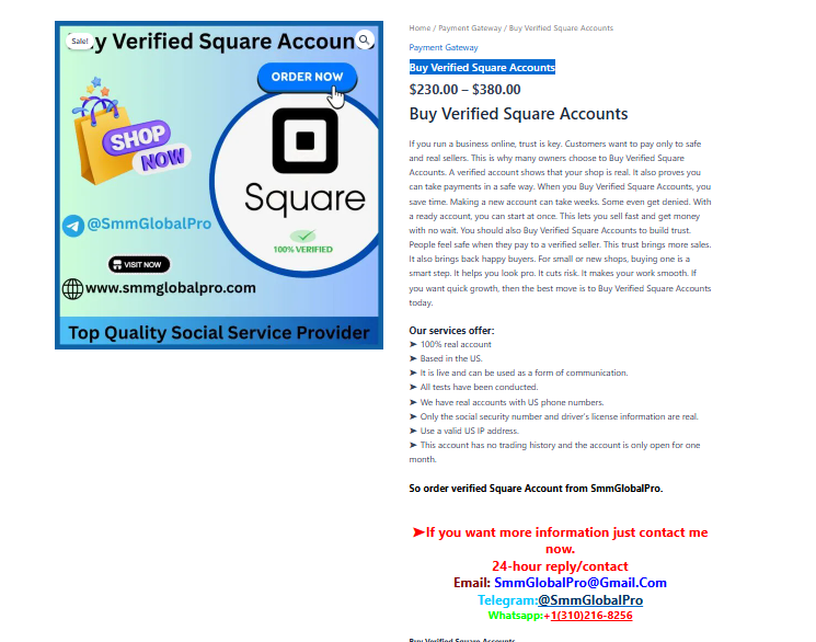 Where Can I Buy Verified Square Accounts