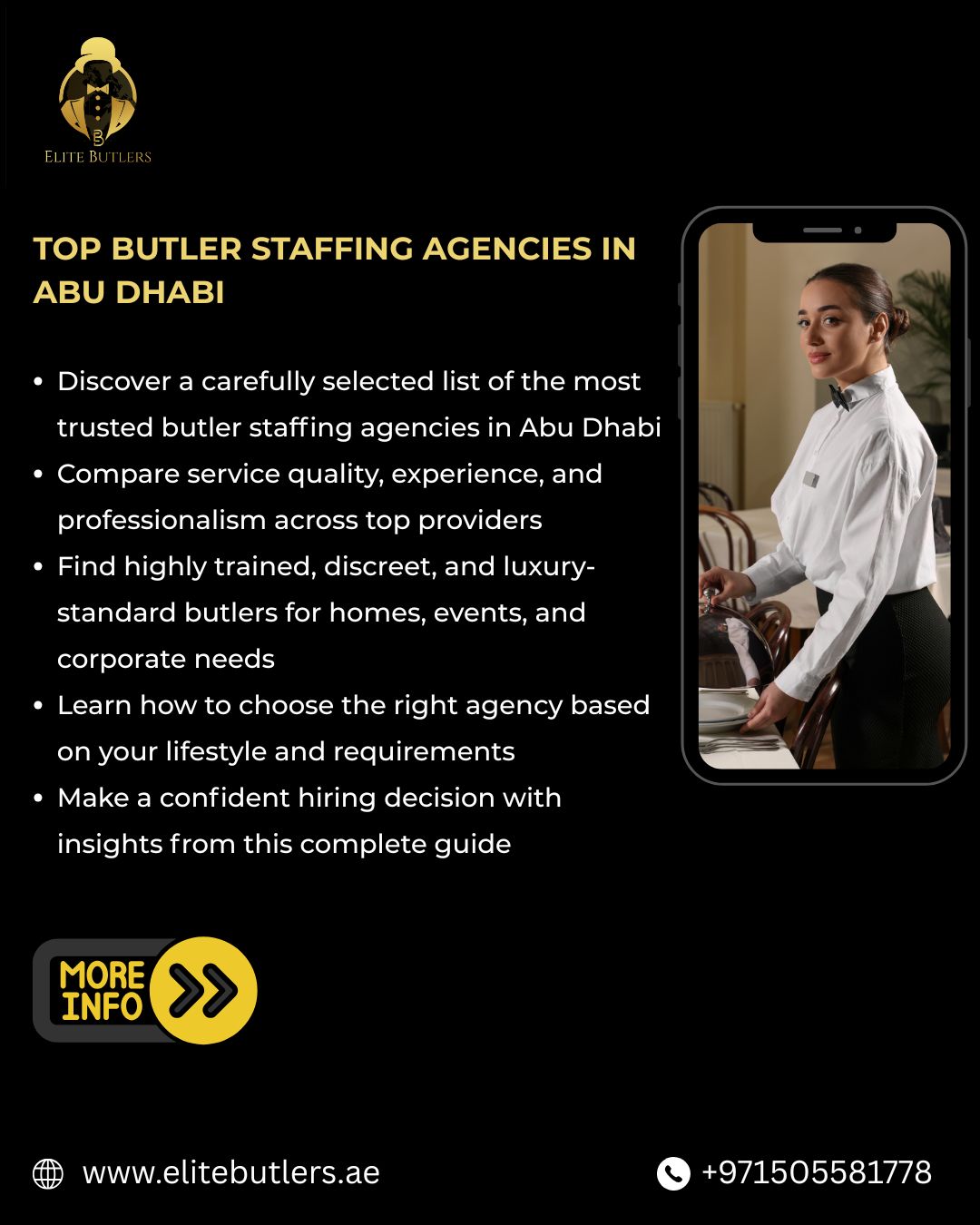 Where to Hire Professional Butlers in Abu Dhabi