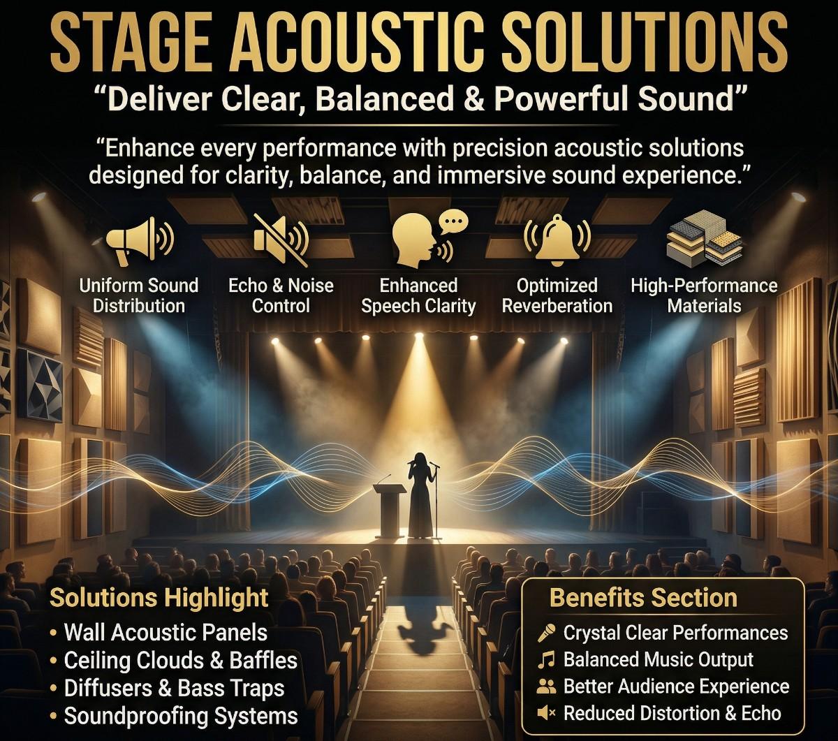 Stage Acoustic Solutions | Enhance Performance Sound Quality