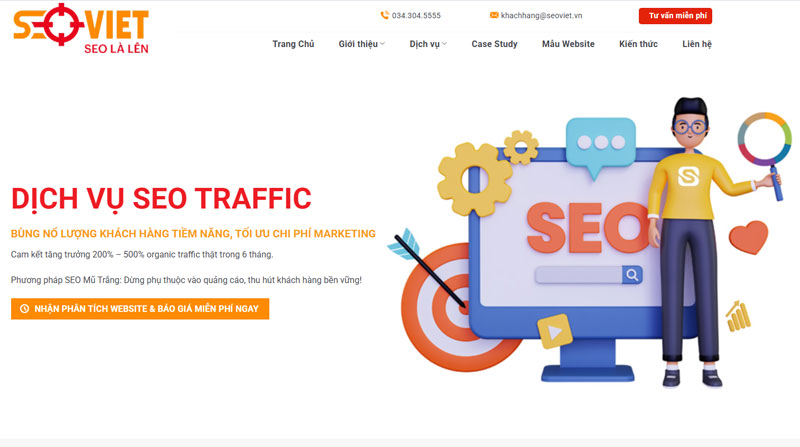 Dich vu SEO traffic Seoviet can bao lau de thay tin hieu dau tien