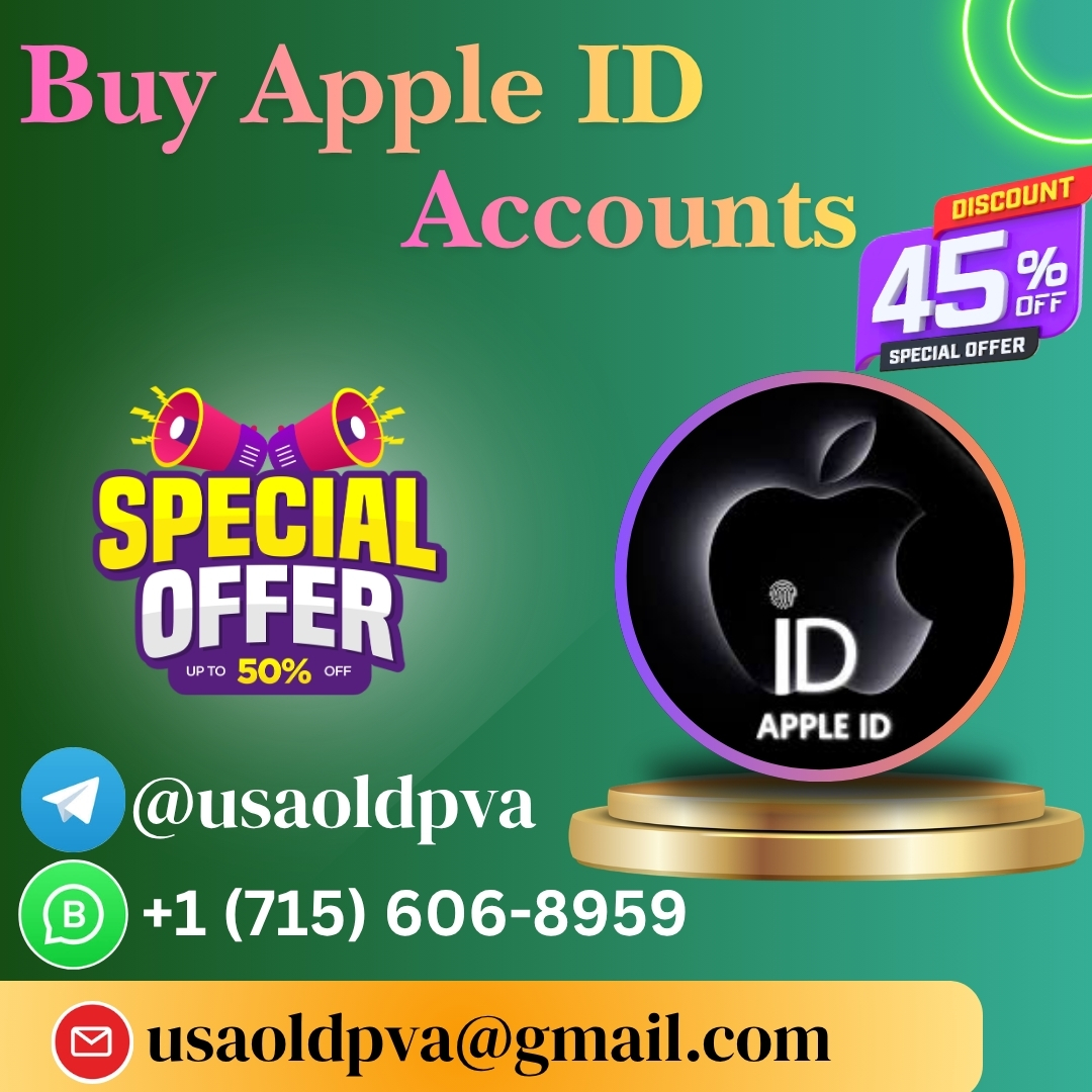 Buy Apple ID Accounts – Verified, Aged & Secure (PVA & Trusted