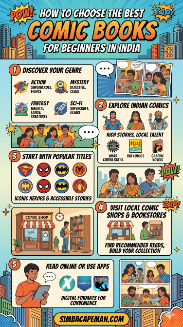 how do i choose the best comic book options for beginners in india?