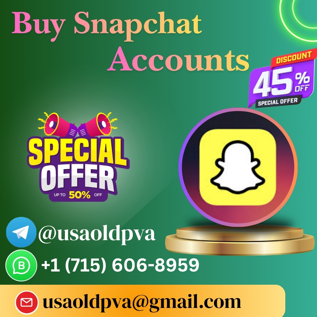 Buy Snapchat Accounts – 100 Real (Aged & PVA)
