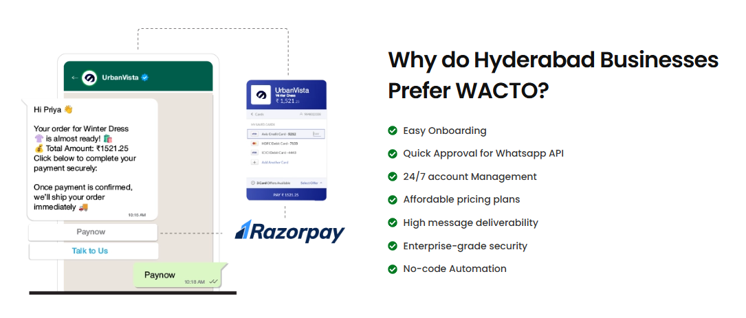 Best WhatsApp Business API Service Provider in Hyderabad