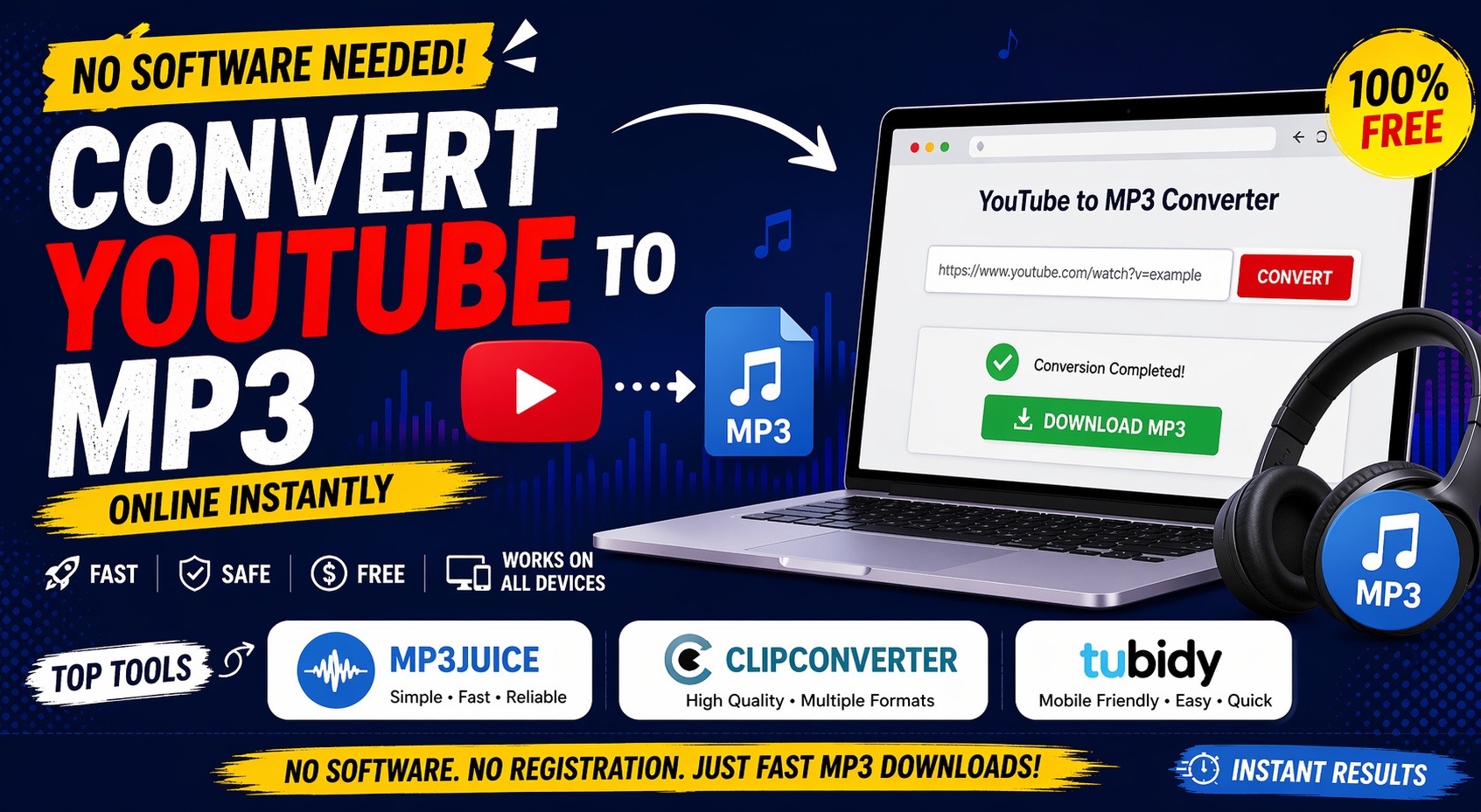 No Software Needed: Convert YouTube to MP3 Online Instantly