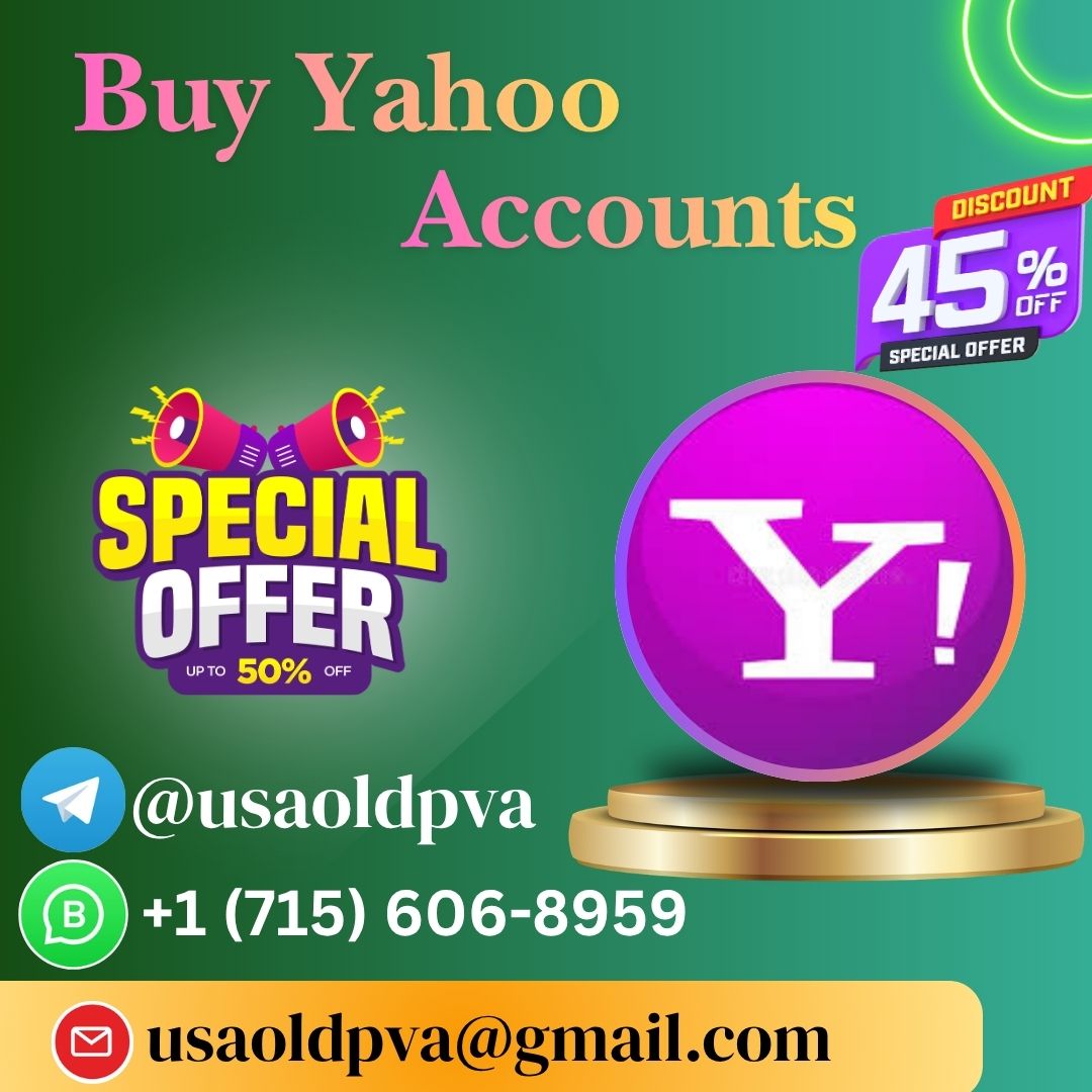 Buy Yahoo Accounts– Verified, Aged & Secure (PVA & Trusted