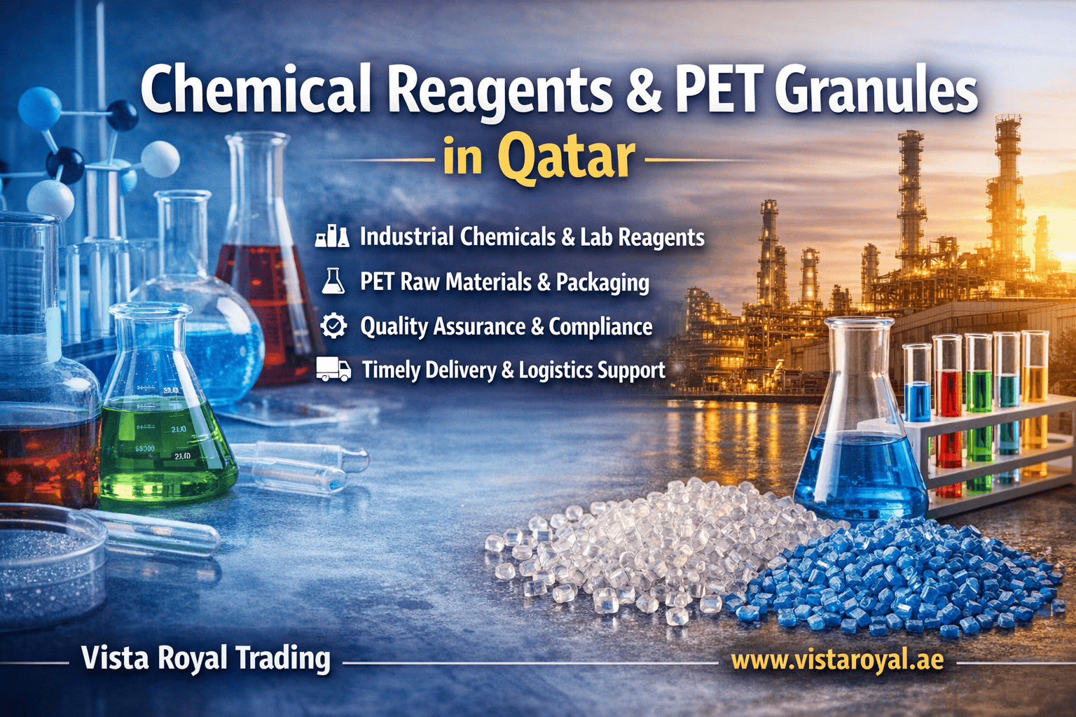 Chemical Reagents & PET Granules in Qatar