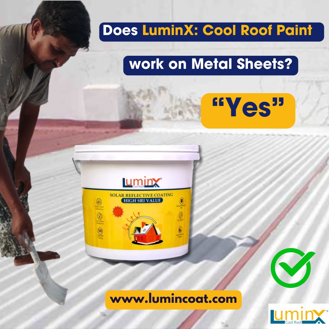 Roof cooling paint