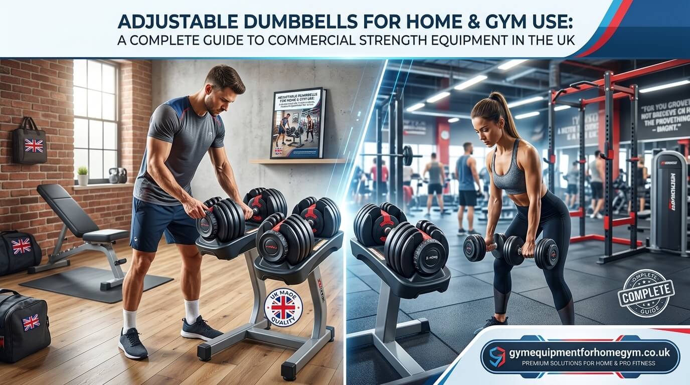 How to choose the best adjustable dumbbells for UK home & commercial gyms