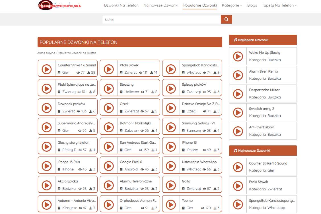 Popularne dzwonki na telefon sprawdzone melodie dla smartfona