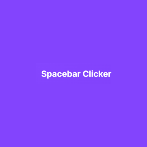 Space Bar Clicker: A Simple Yet Addictive Browser Game