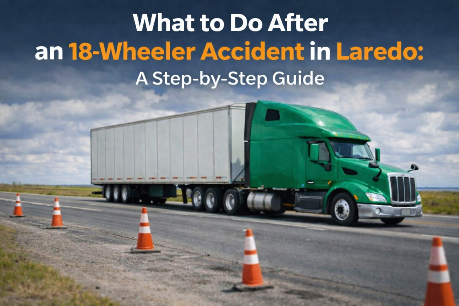 What to Do After an 18-Wheeler Accident in Laredo: A Step-by-Step Guide