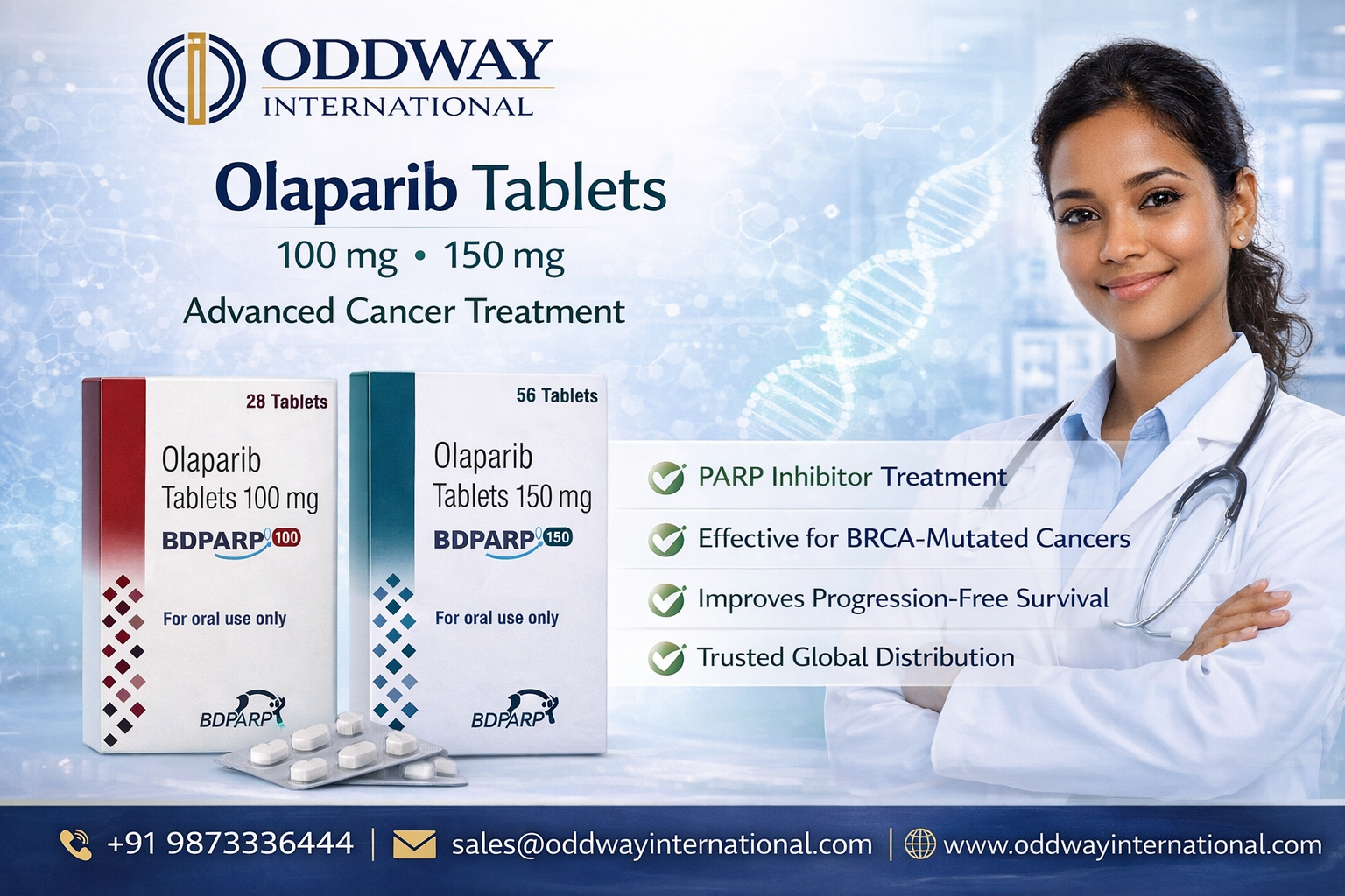 Olaparib | Olaparib 100 mg 150 mg Tablets Nigeria - Oddway